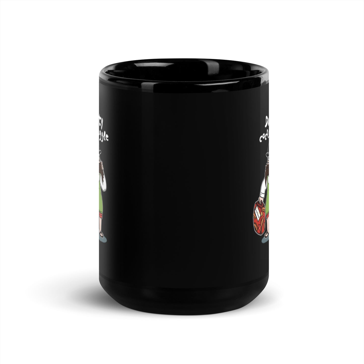 Dusty Cockswaggle | Black Glossy Mug