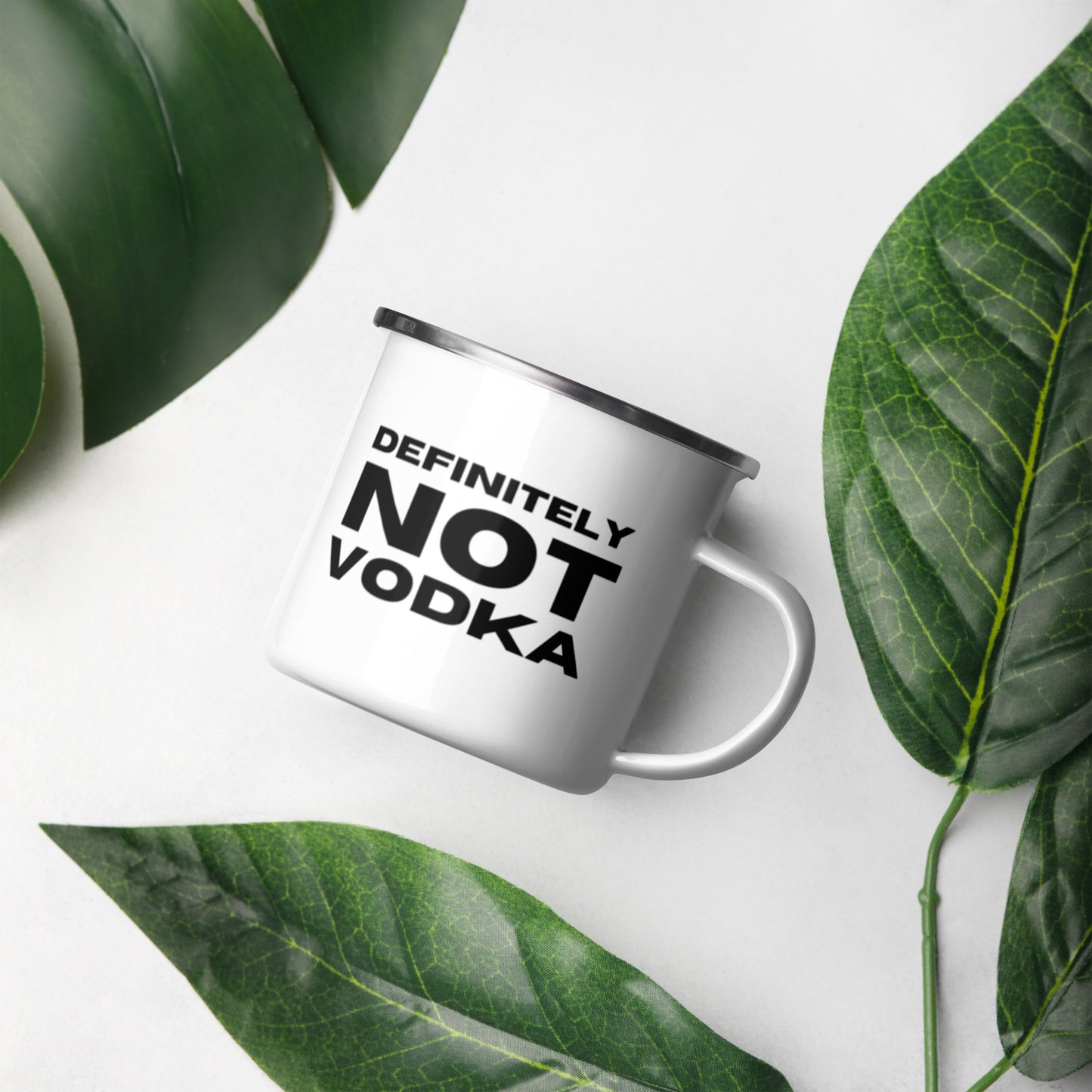 Definitely Not Vodka | Enamel Mug