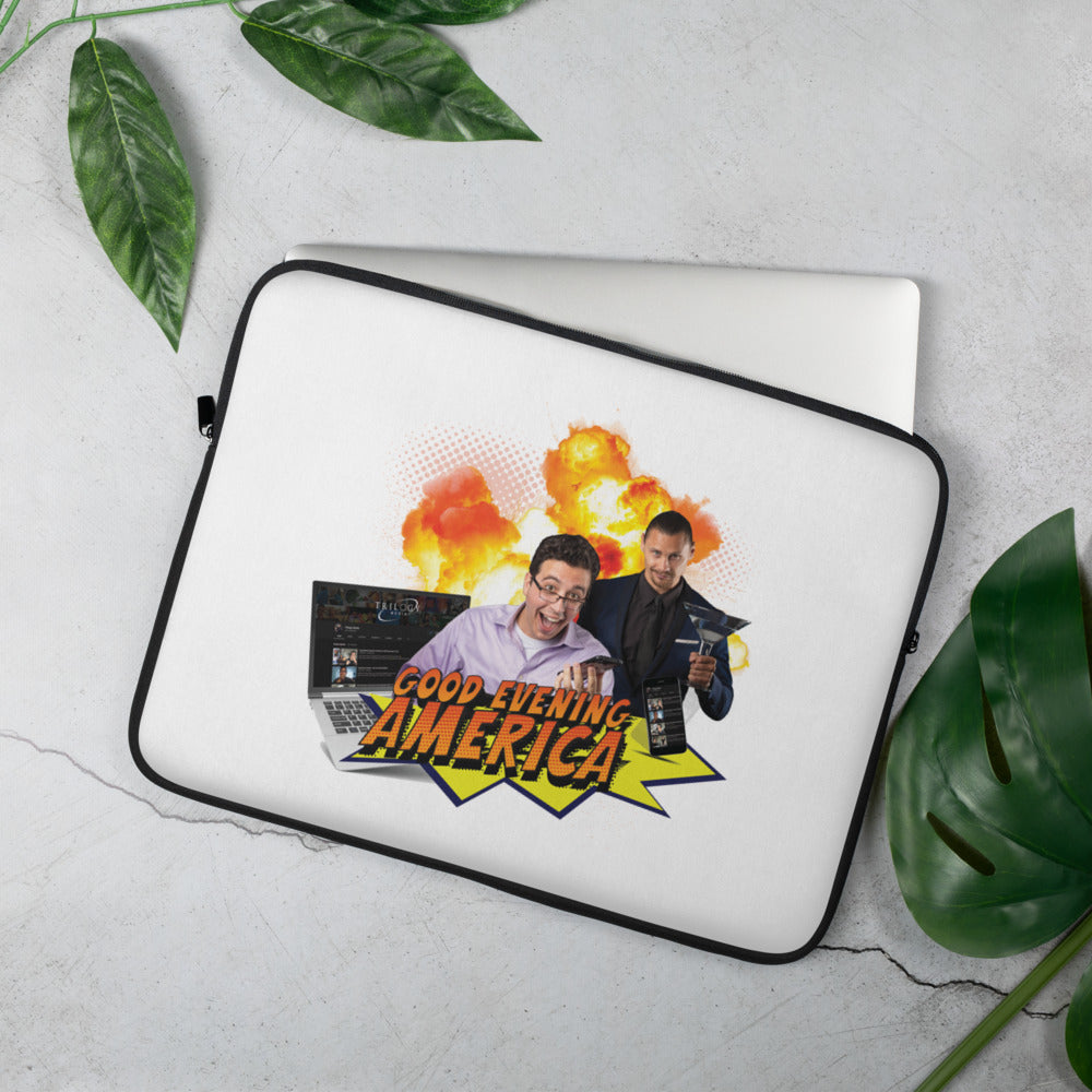 Good Evening America Laptop Sleeve