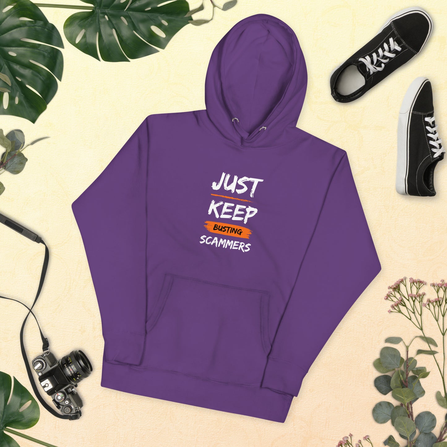 JUST KEEP BUSTING SCAMMERS | Unisex Hoodie