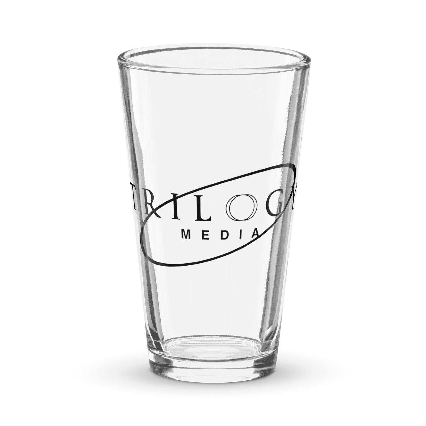 TRILOGY MEDIA LOGO | Pint Glass