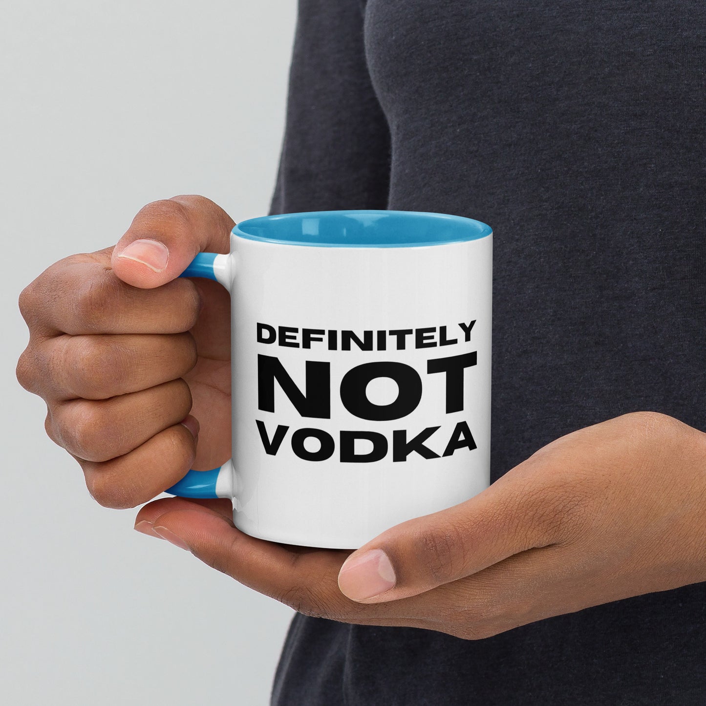 Definitely Not Vodka | Mug with Color Inside