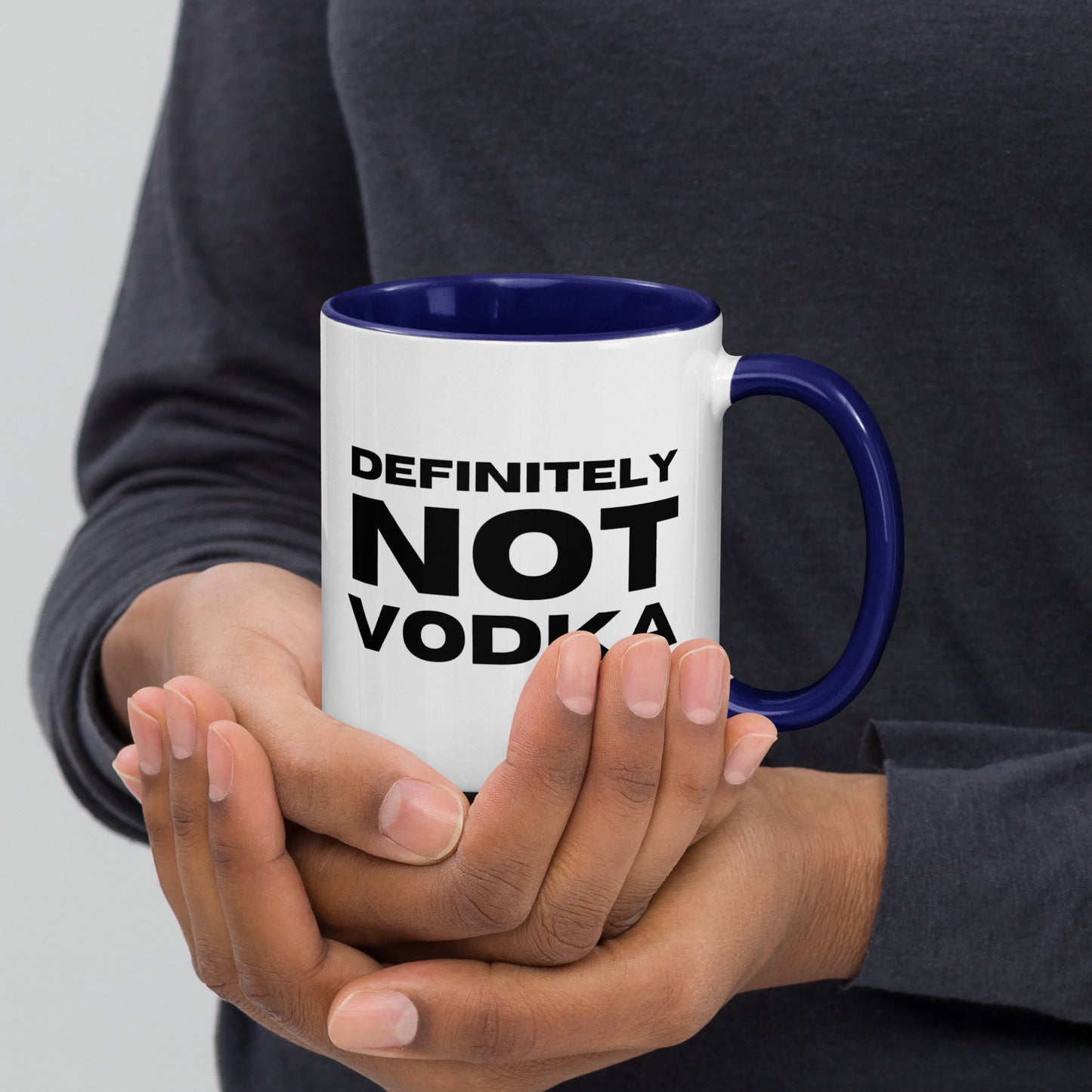 Definitely Not Vodka | Mug with Color Inside